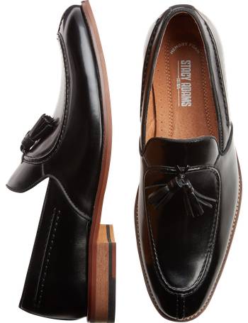 santana printed tassel loafers