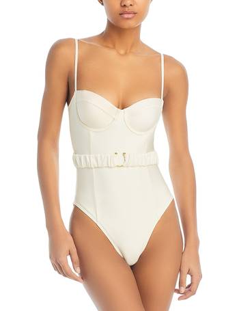 Shop Women's Solid & Striped One-Piece Swimsuits up to 85% Off