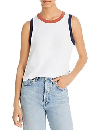 SOL ANGELES Rio Striped Terry Tank Top