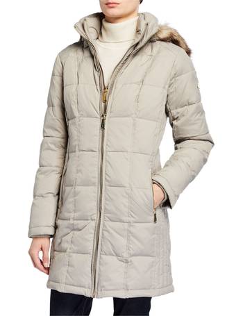 michael michael kors missy chevron puffer jacket