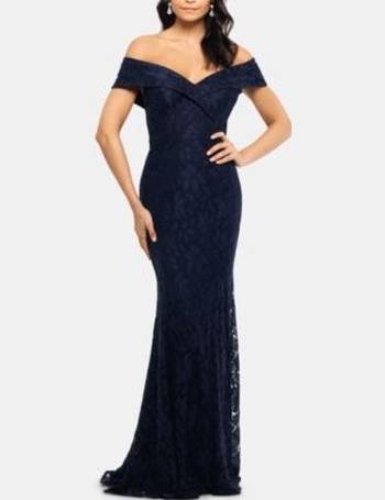 Xscape Womens Halter Ruffled Formal Evening Dress Gown Petites BHFO 9316