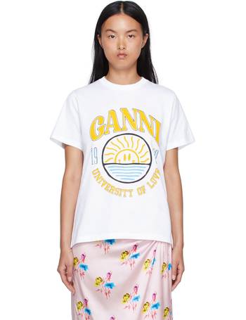 Shop Women's Ganni T-shirts up to 70% Off | DealDoodle