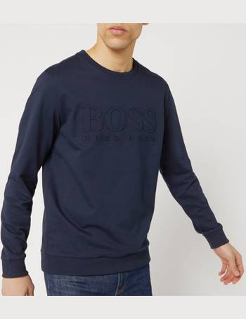 hugo boss embossed sweatshirt