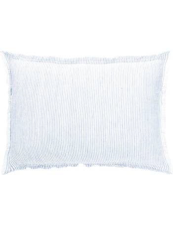 Chambray Blue Linen Down Alternative 20x20 Pillow - Anaya