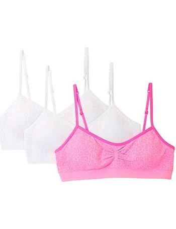 Fruit of the Loom Women's Breathable Cami Bra with Convertible Straps