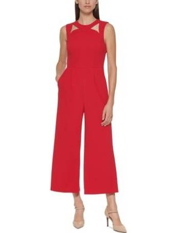 calvin klein cut out jumpsuit