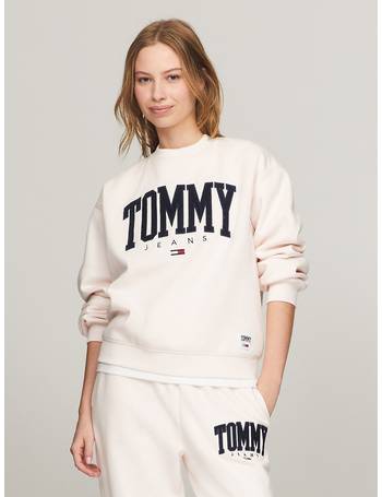 Tommy Hilfiger Women's Logo Mock-Neck Quarter-Zip Sweatshirt