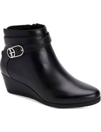 Giani Bernini Womens SANNAA Leather Wedge Tall Knee-High Boots Shoes BHFO 8908