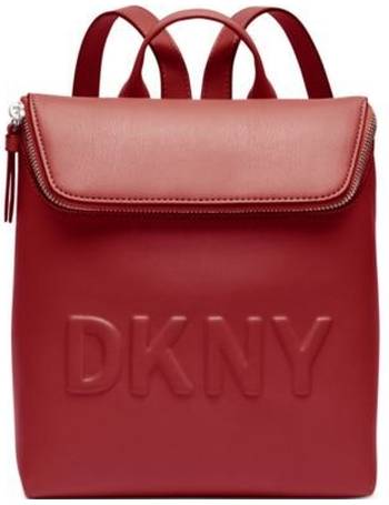 dkny backpack leather