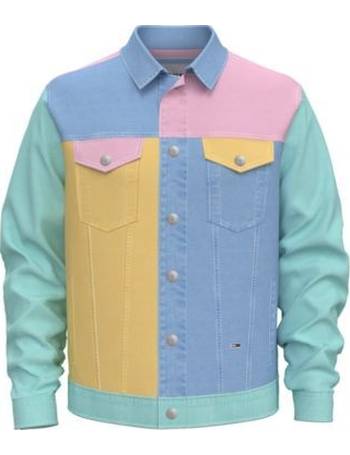 tommy hilfiger pastel denim jacket