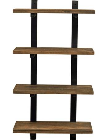 Alaterre Furniture Dorset Bathroom Storage Tower with Open Upper Shelves and Lower Cabinet