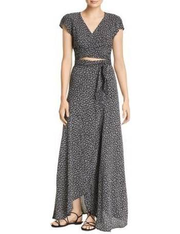 Flynn skye all outlet wrapped up maxi dress