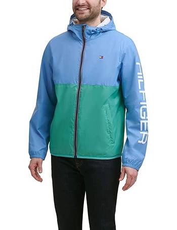 Tommy Hilfiger Tommy Hilfiger Men's Stretch Hooded Zip-Front Rain