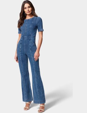 bebe denim jumpsuit for women