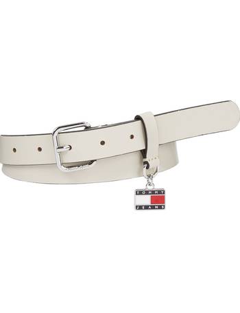 Tommy Hilfiger Men's Loop Harness Tonal Stitch Leather Belt