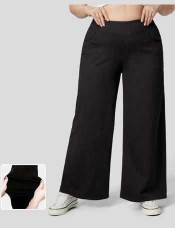 HalaraMagic™ Mid Rise Multiple Pockets Straight Leg Washed Stretchy Knit  Work Jeans