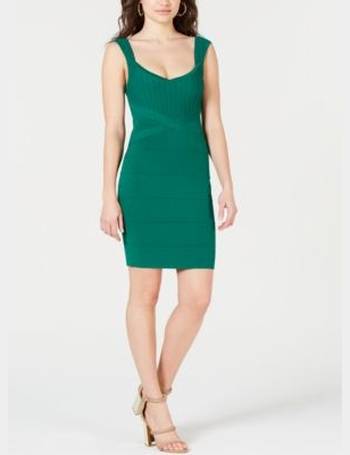 guess sweetheart bandage bodycon dress