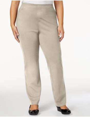 Karen Scott Sport Pull-On Comfort Pants, Created for Macy's - Macy's