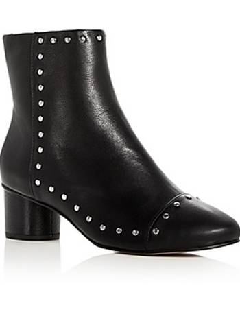 Rebecca minkoff gianella hot sale block heel booties