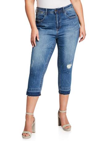 Seven7 Jeans Seven7 Trendy Plus Size Cropped Skinny Jeans - Macy's