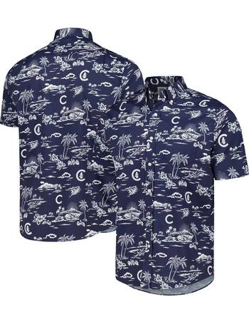 Men's Reyn Spooner Navy Boston Red Sox Kekai Button-Down Shirt Size: Small