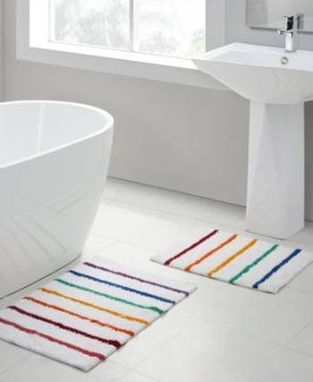 VCNY Home Stripe Noodle 24 x 60 Bath Rug - Macy's