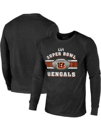 Men's Majestic Threads Black Cincinnati Bengals Super Bowl LVI Bound Make  it Happen Long Sleeve T