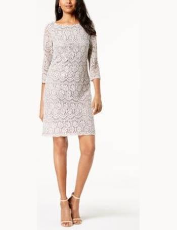 jessica howard scalloped lace shift dress