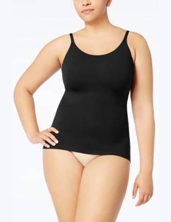 SPANX Women's Plus Size Thinstincts Open-Bust Mid-Thigh Bodyshaper 10021P -  Macy's