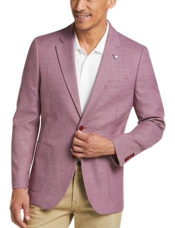 nautica brown microsuede modern fit sport coat