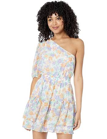 Wayf manor ruffle outlet bib mini dress