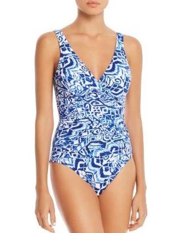 Lauren Ralph Lauren Lauren by Ralph Lauren Bel Air Skirted One-Piece  Swimsuit - Macy's