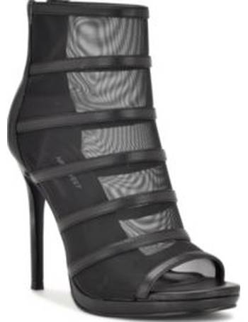 nine west glow up platform booties