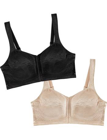 Playtex Secrets Undercover Slimming With Shaping Foam Underwire Full  Coverage Bra in Black
