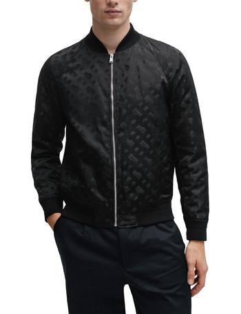 BOSS - High-shine quilted down jacket with adjustable hood