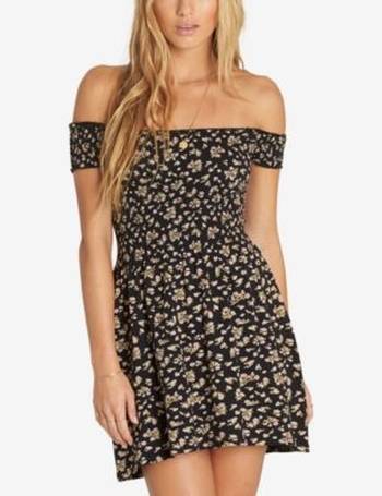 billabong off the shoulder dress