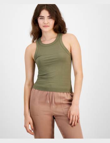 And Now This Women's V-Neck Knit Peplum Tank Top - Macy's