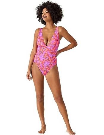 Women's Tommy Bahama Black Kansas City Chiefs Pearl Clara Wrap One-Piece  Swimsuit