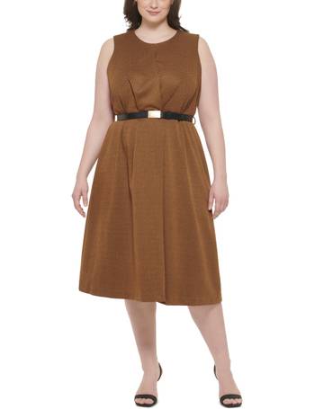 Macy's calvin klein hot sale dress plus size