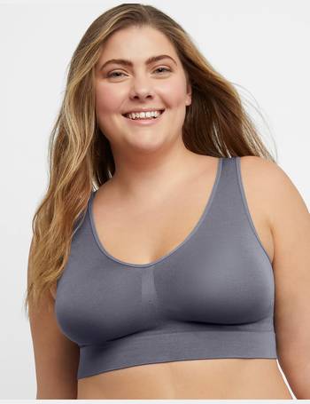 JUST MY SIZE Women's Front Close Soft Cup Plus Size Bra MJ1107