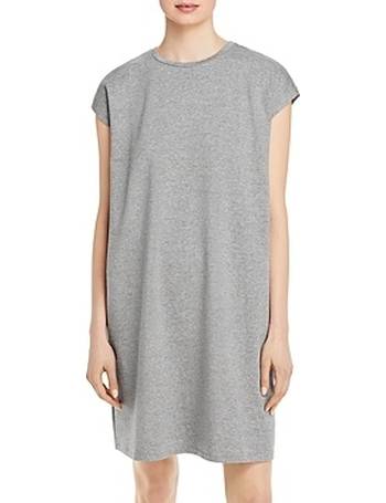 eileen fisher organic cotton shirt dress