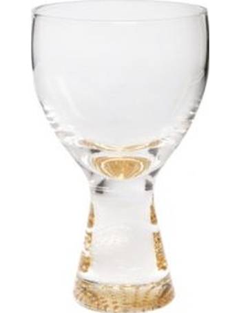 Classic Touch WIG1047 Textured Wine Glasses with Gold Stem & Rim, Set of 6,  1 - Kroger