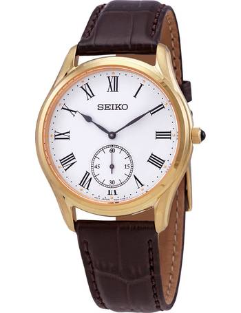 Shop Men's Leather Watches from Seiko up to 65% Off | DealDoodle
