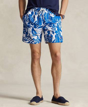 Polo Ralph Lauren Men's Mesh-Lined Swim Trunks