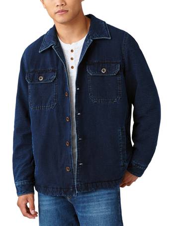 Lucky Brand Men's Fleece Lined Shirt Jacket