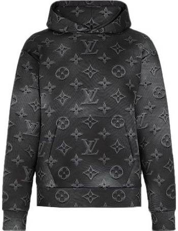 Louis Vuitton Men's XS Classic Grey LV Logo Zip Up Sweashirt Hoodie 120lv32