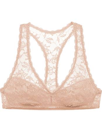 Talbots Silky Smooth Lace Racerback Bralette