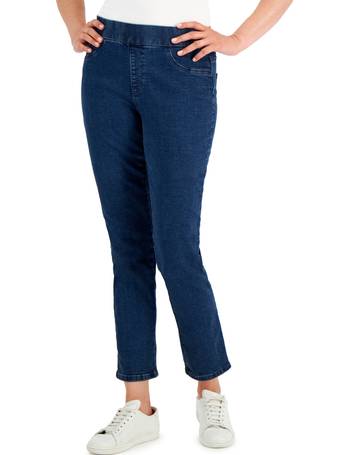 Karen Scott Sport Drawstring Straight-Leg Pants, Created for Macy's - Macy's
