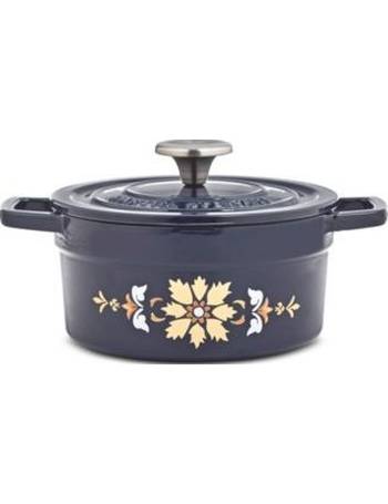 Martha Stewart Collection 2-Qt. Enameled Cast Iron Dutch Oven with Pumpkin  Knob, Created for Macy's - Macy's