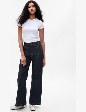 Sky High Rise Wide Baggy Cargo Jeans